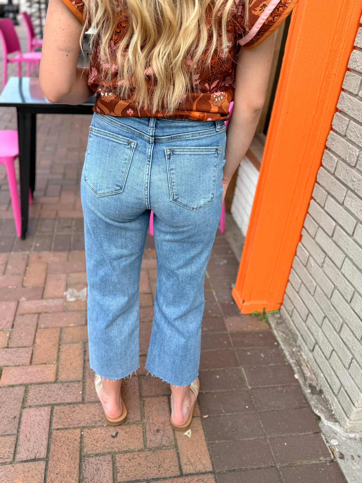 Judy Blue Crop Wide Leg Jeans