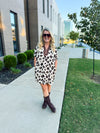 Animal Print Entro Pocket Dress