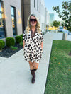 Animal Print Entro Pocket Dress