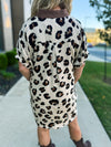 Animal Print Entro Pocket Dress