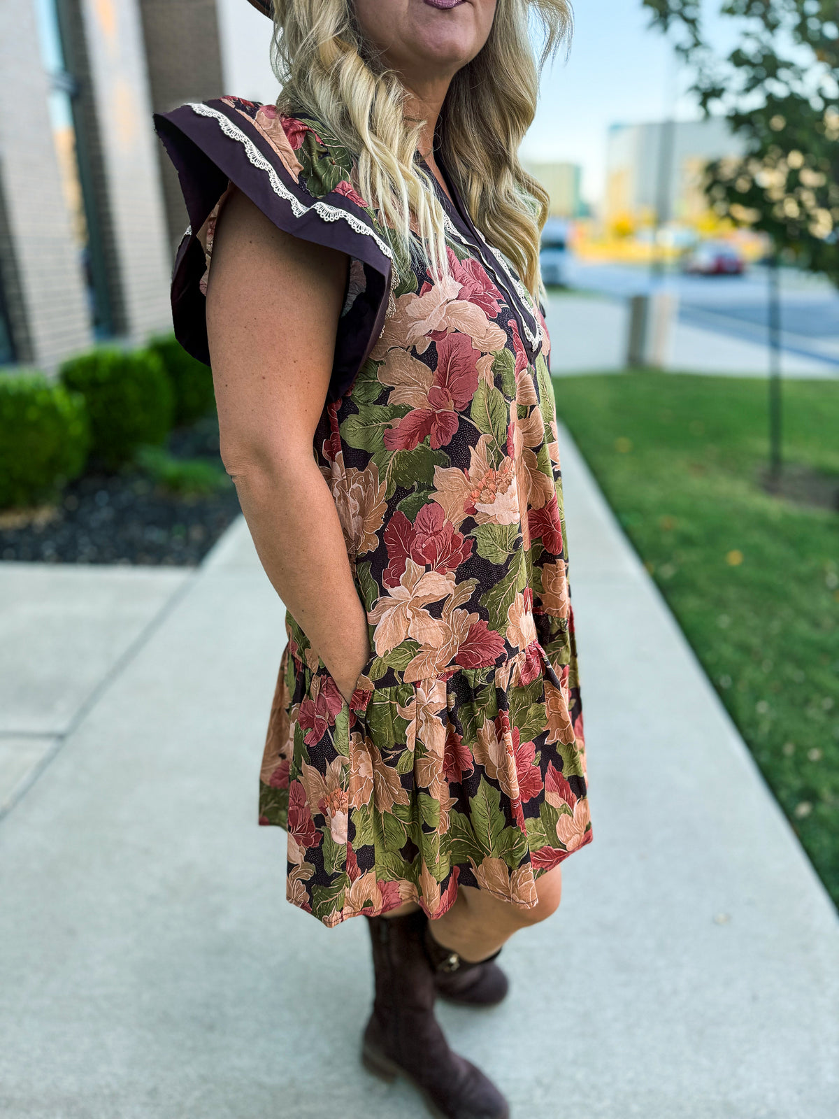 Autumn Leaves Entro Dress