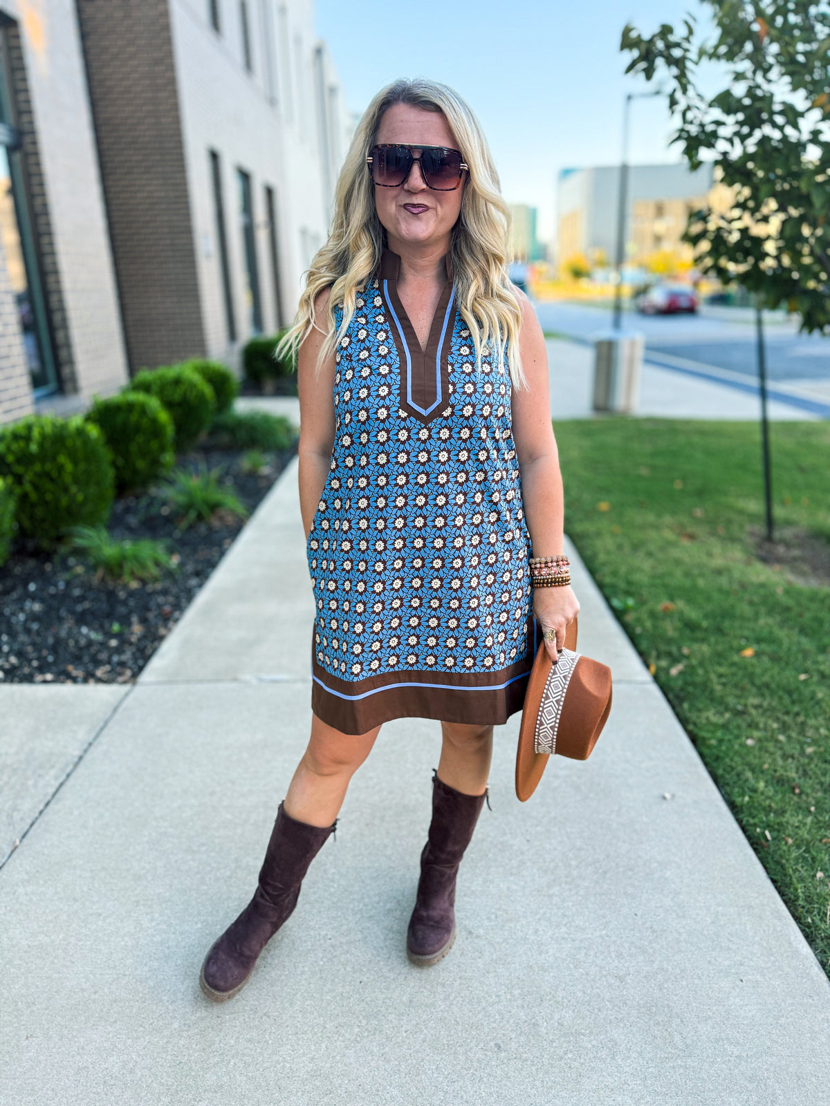 Blue Chambray Entro Dress