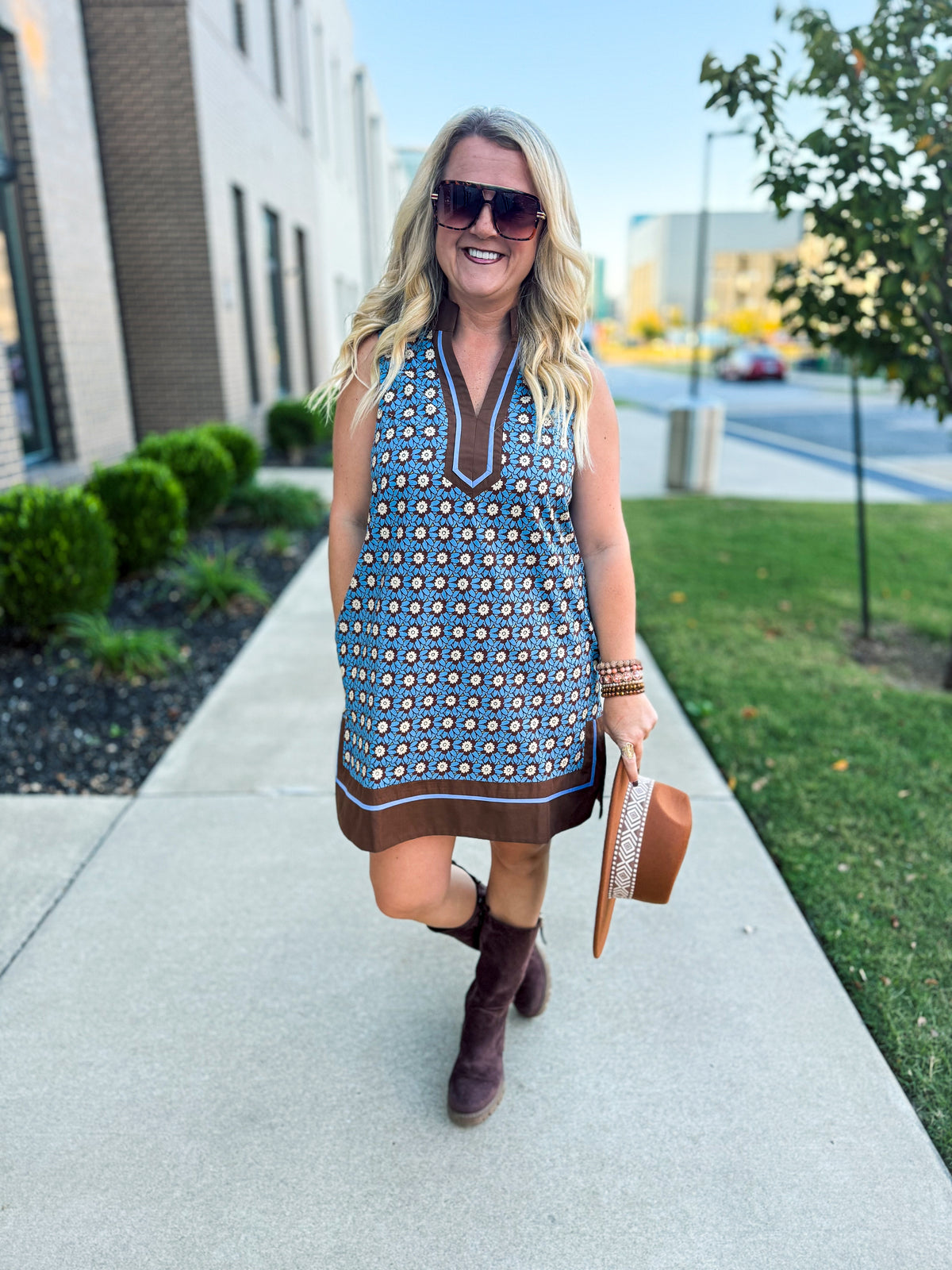 Blue Chambray Entro Dress