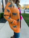Colorblock Cheetah Cardigan