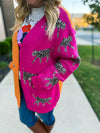 Colorblock Cheetah Cardigan