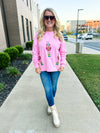 Pink Nutcracker Pullover