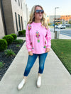 Pink Nutcracker Pullover