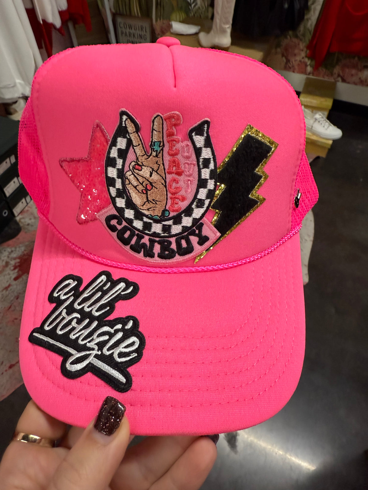 Pink Bougie Cap