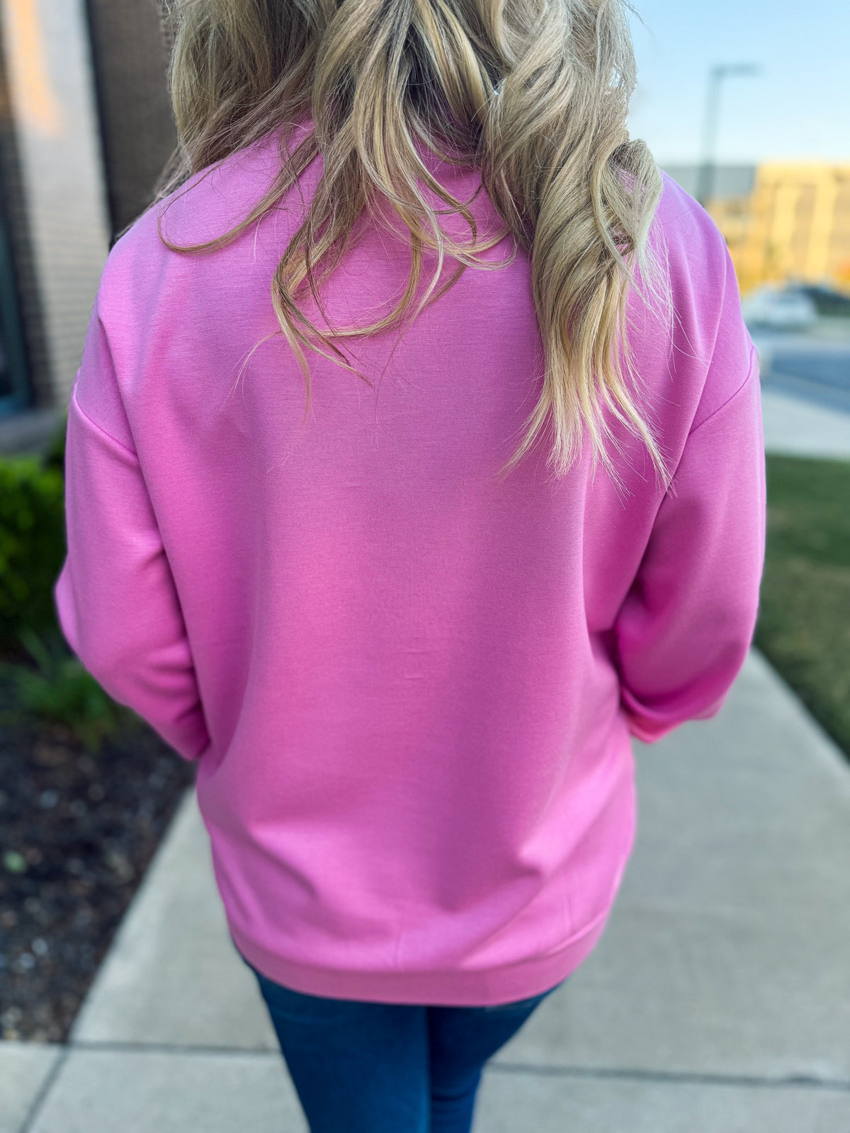 Foil Bow Christmas Treat Luxe Pullover