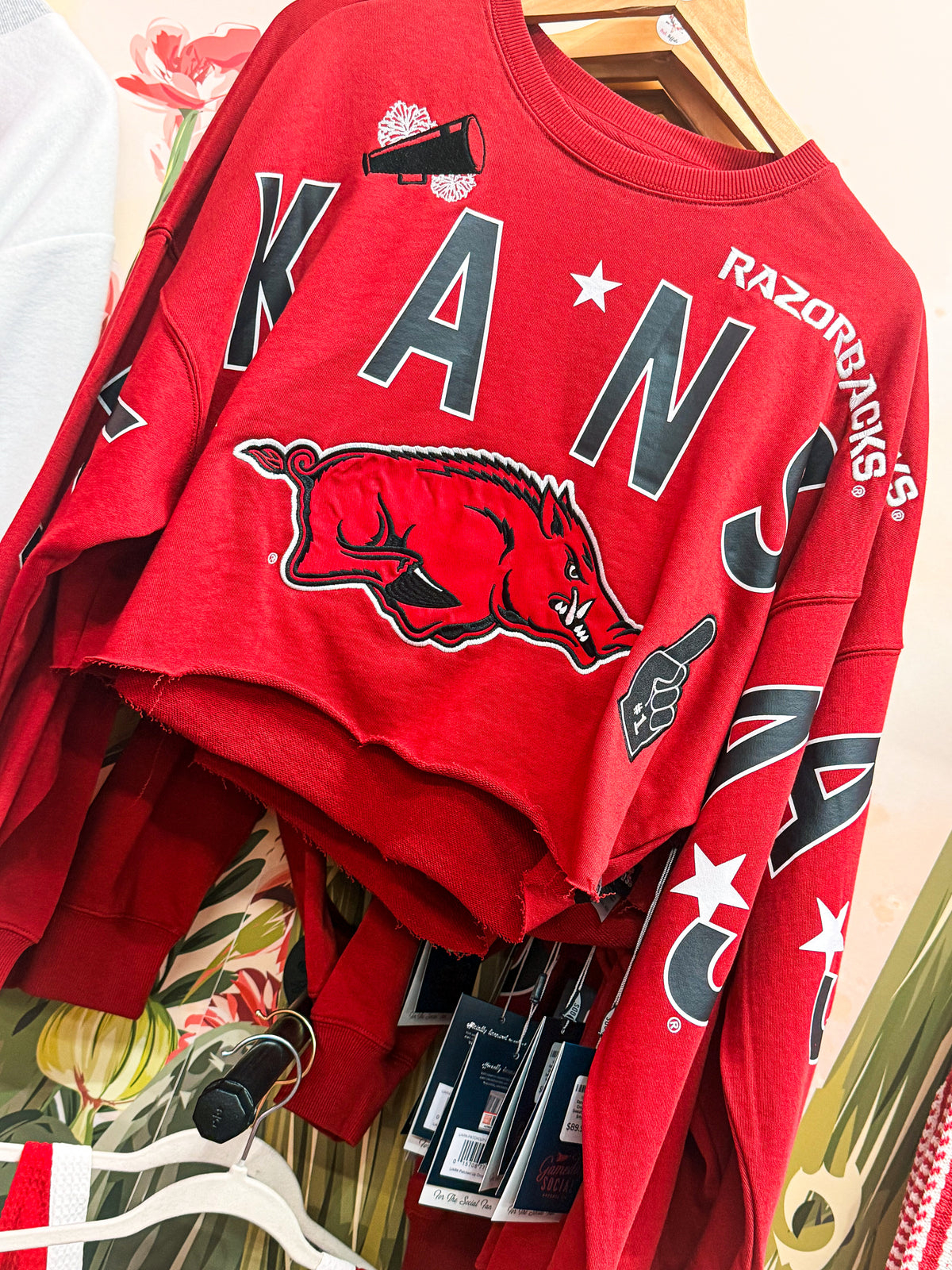Razorback Cropped Sweatshirt