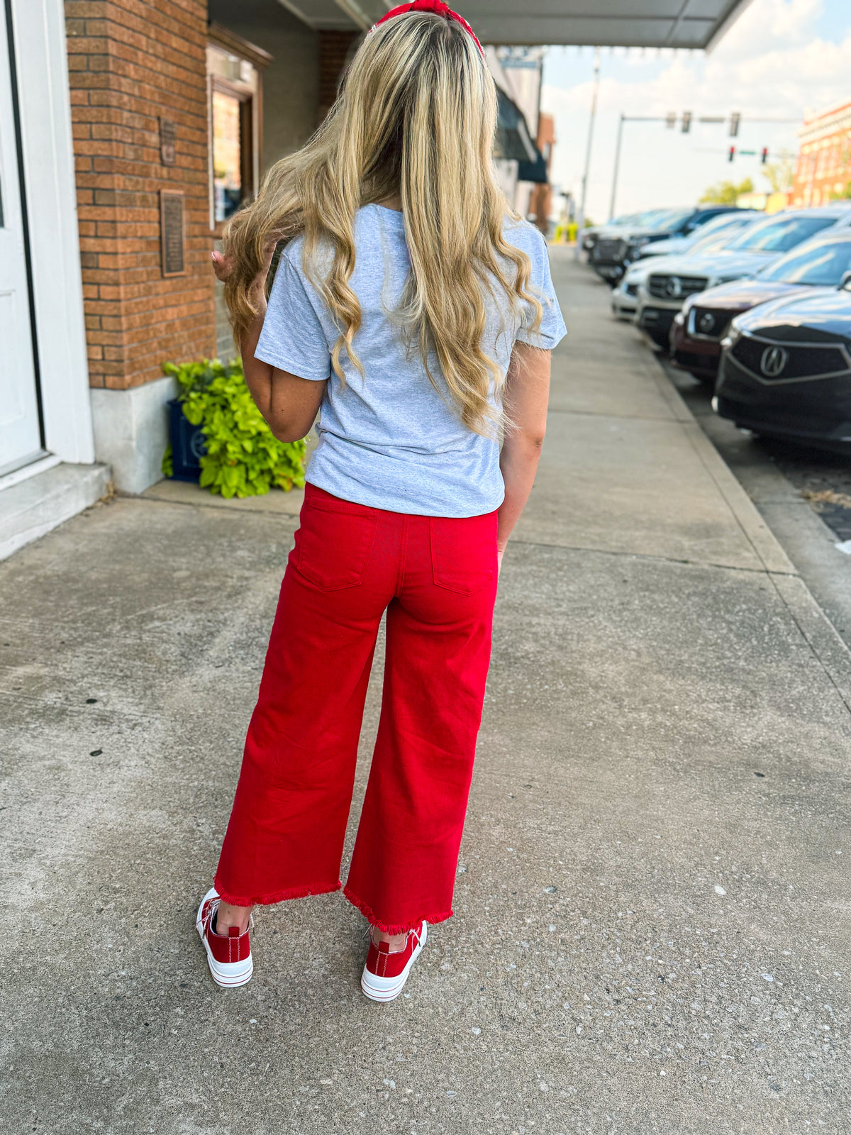 Red Risen Jeans