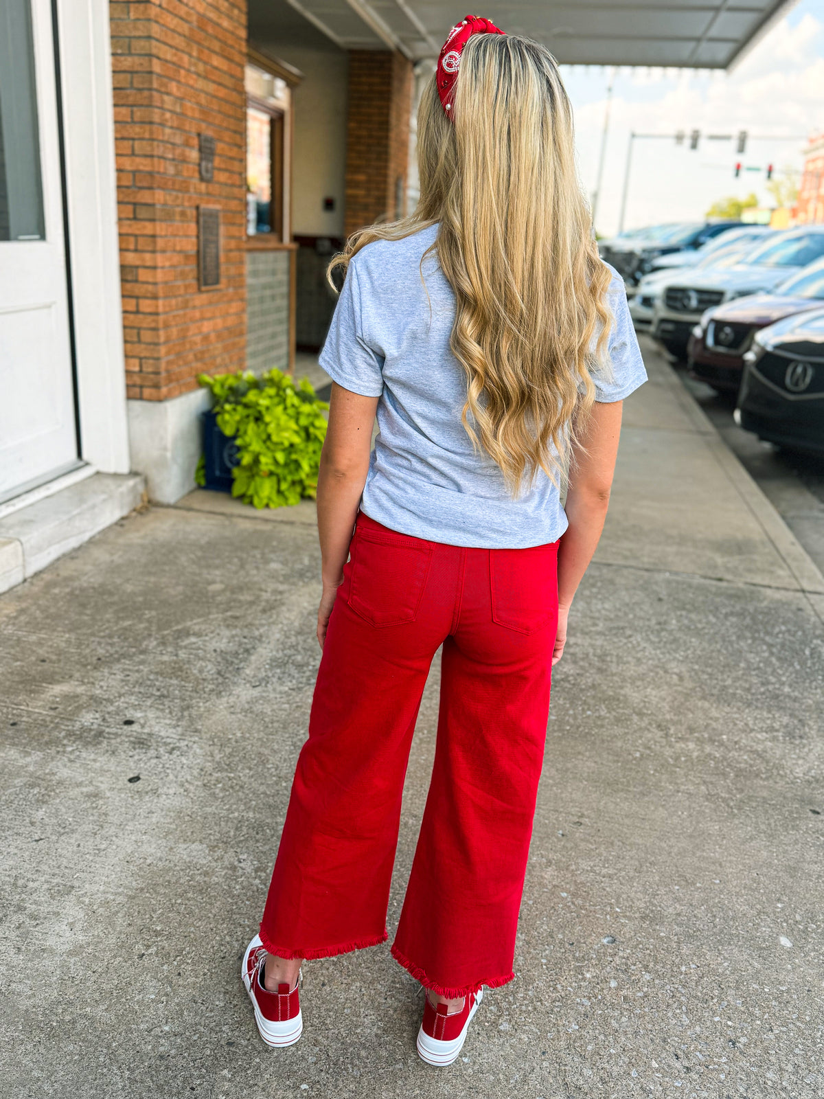 Red Risen Jeans