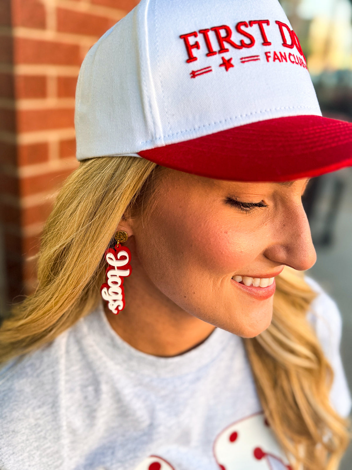 HOGS Earrings-Red