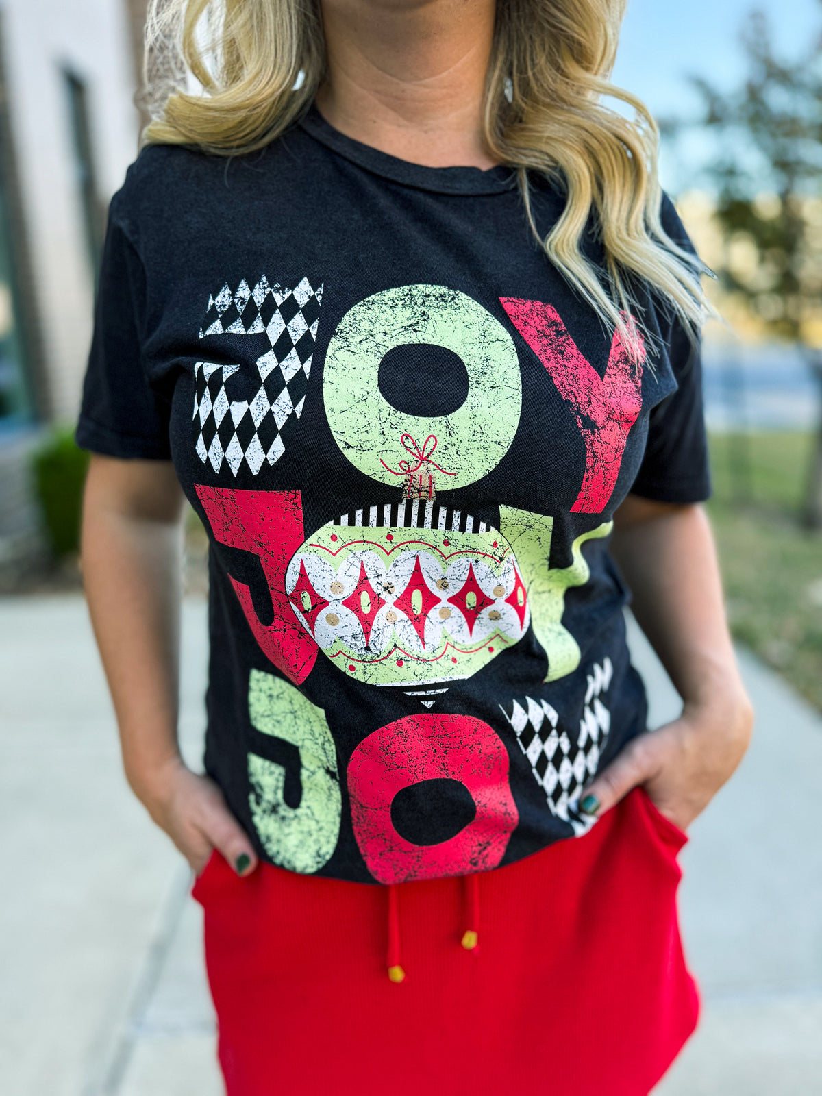 Charcoal Joy Tee