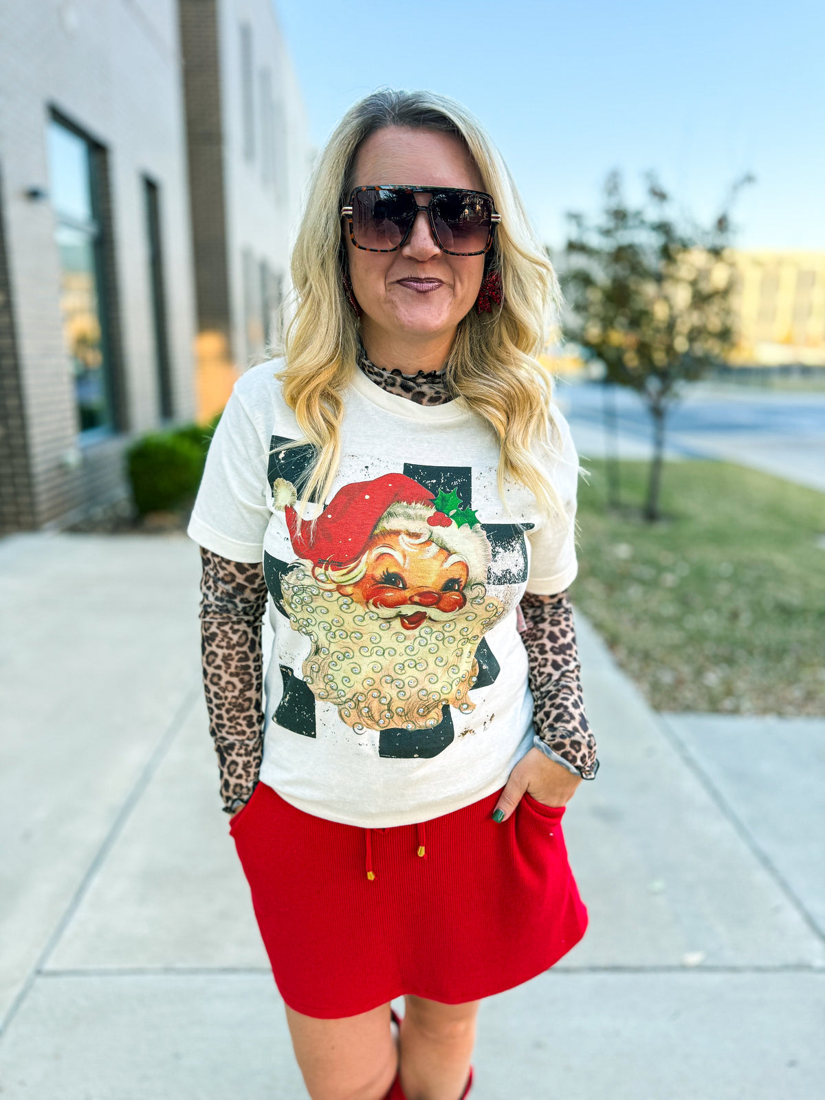 Mesh Leopard Top