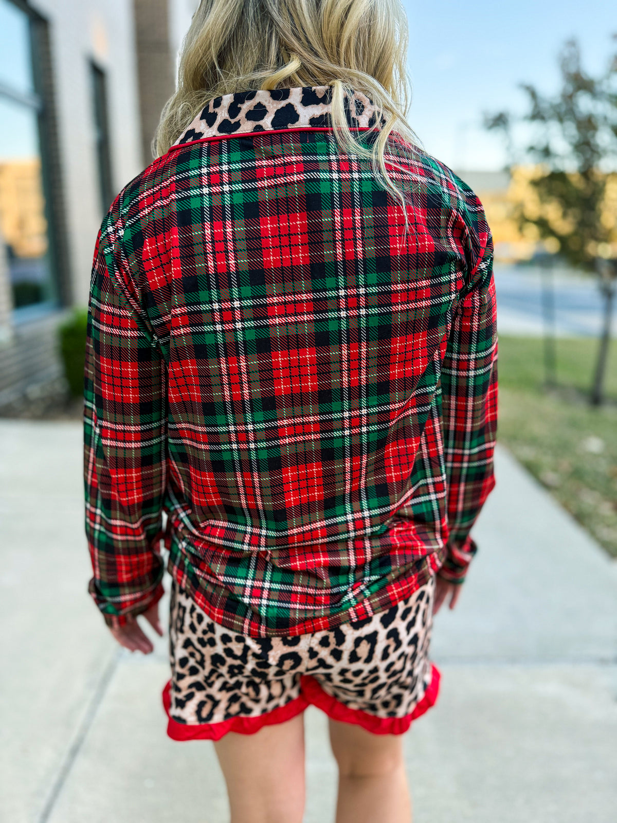 Leopard Print Pajama Set