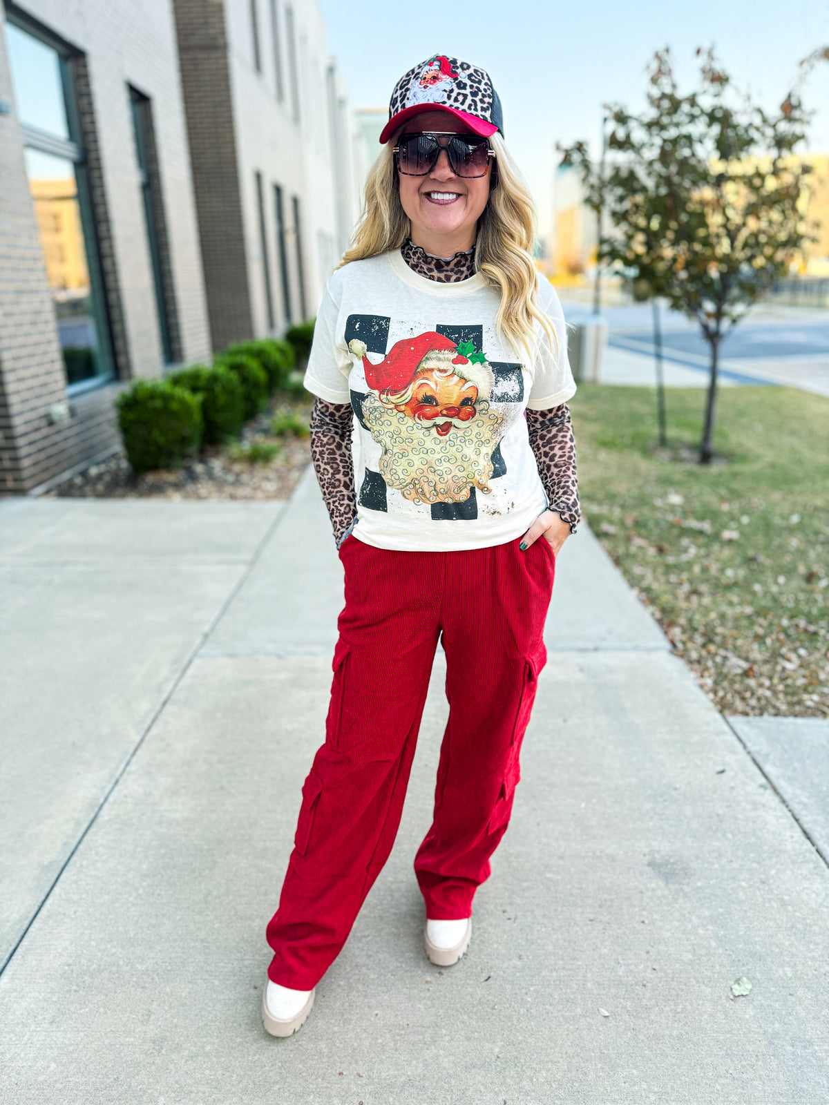 Red Corduroy Pants
