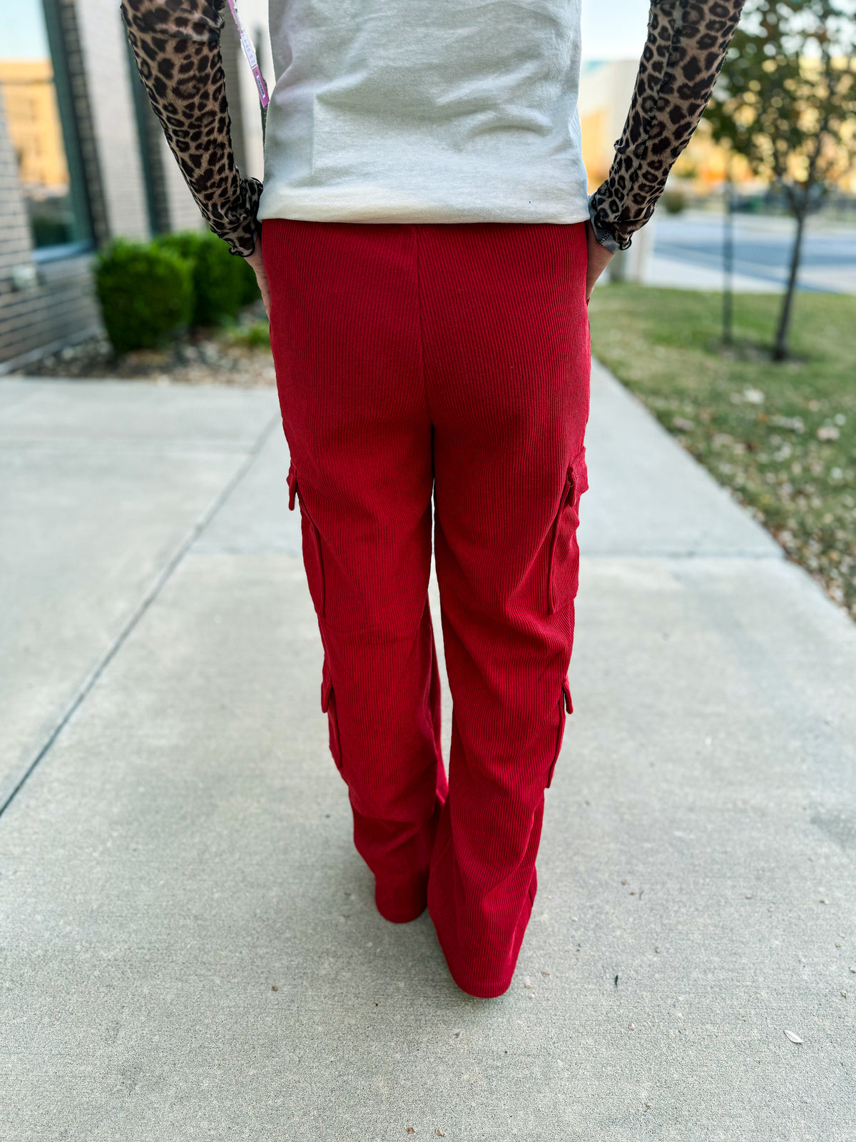 Red Corduroy Pants