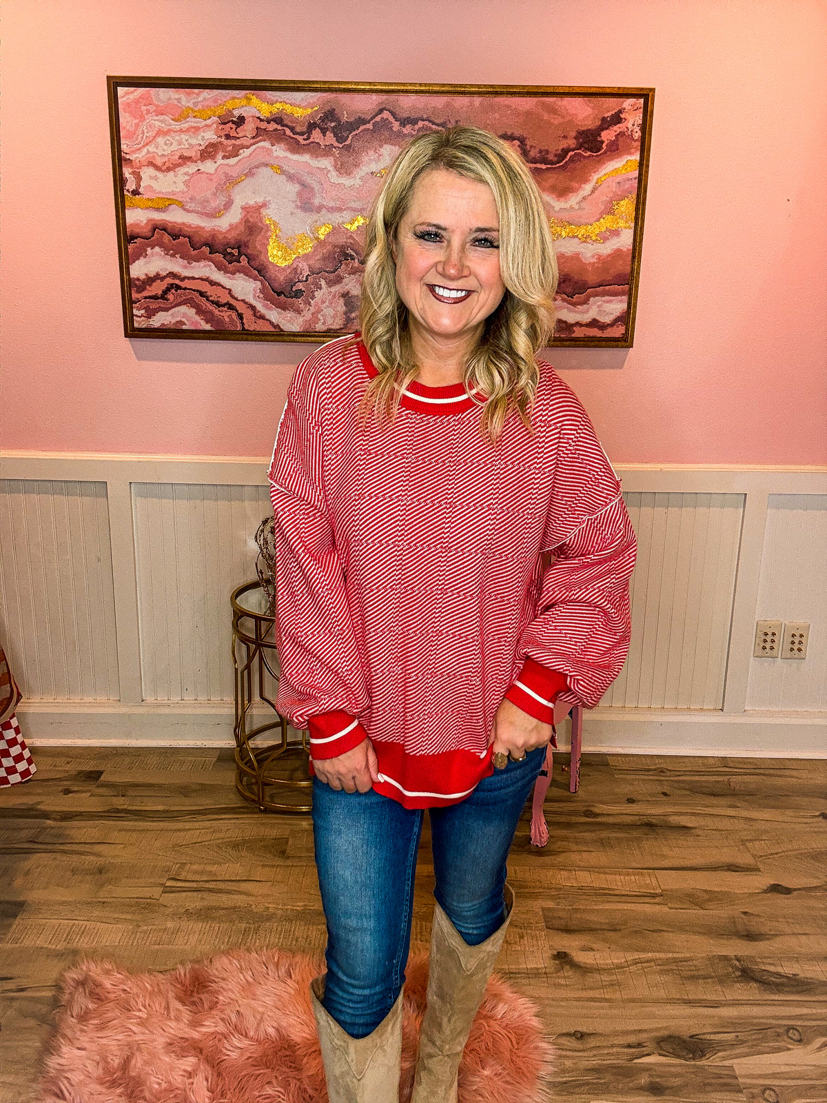 Red Sweater-Very J
