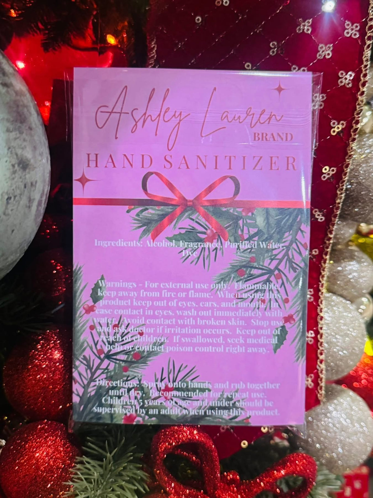 Holiday Hand Sanitizers