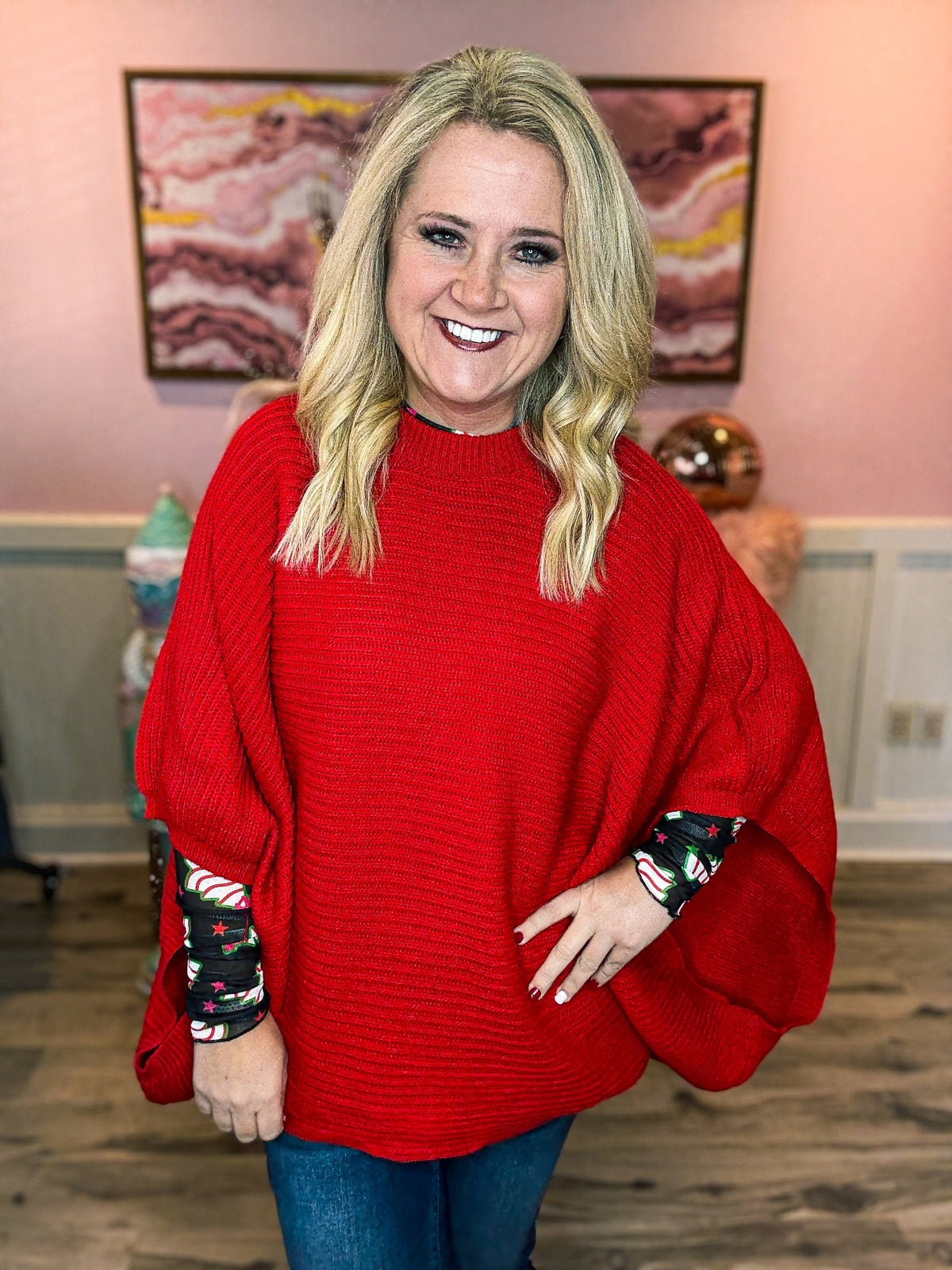 Red Poncho