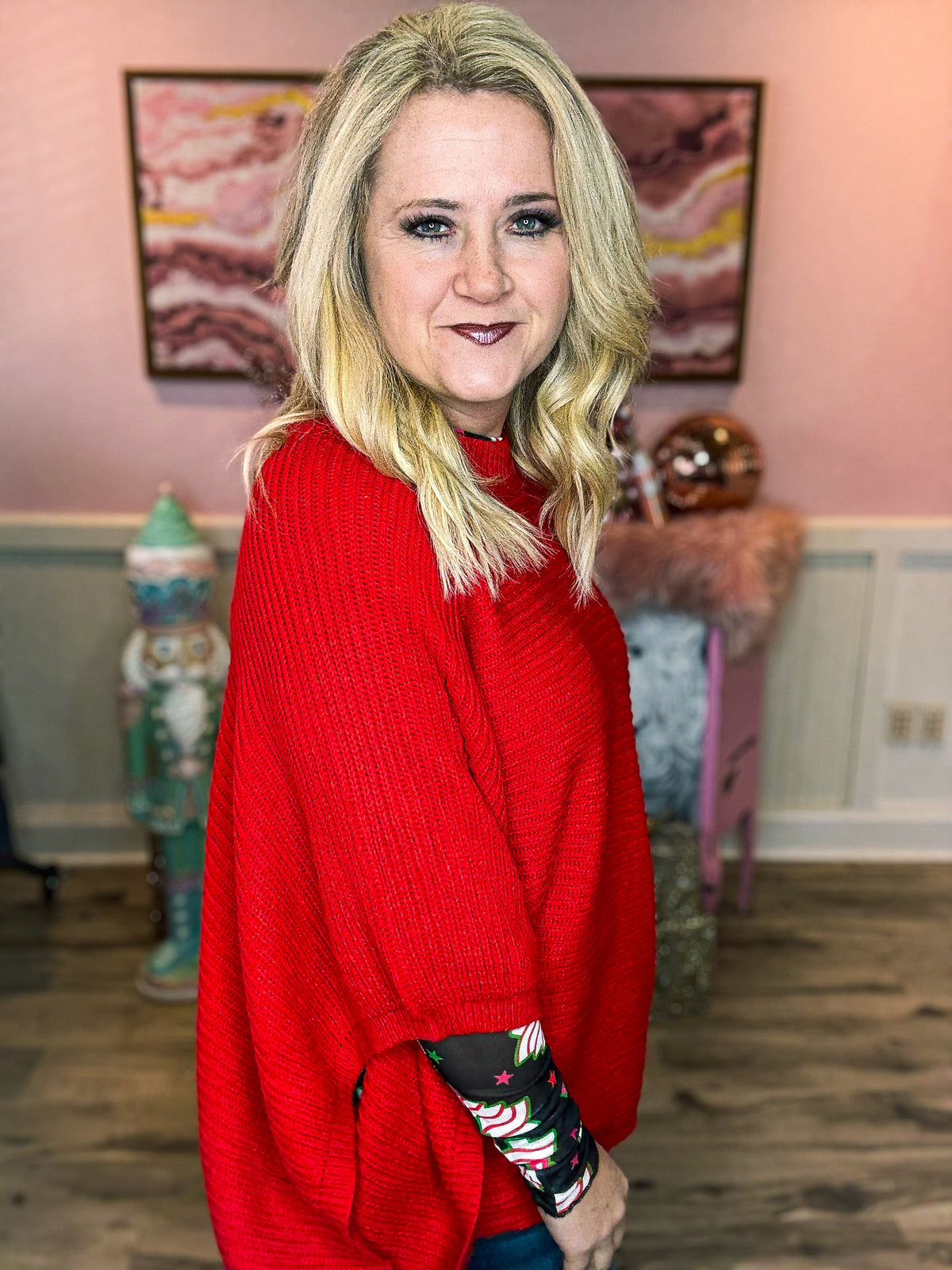 Red Poncho