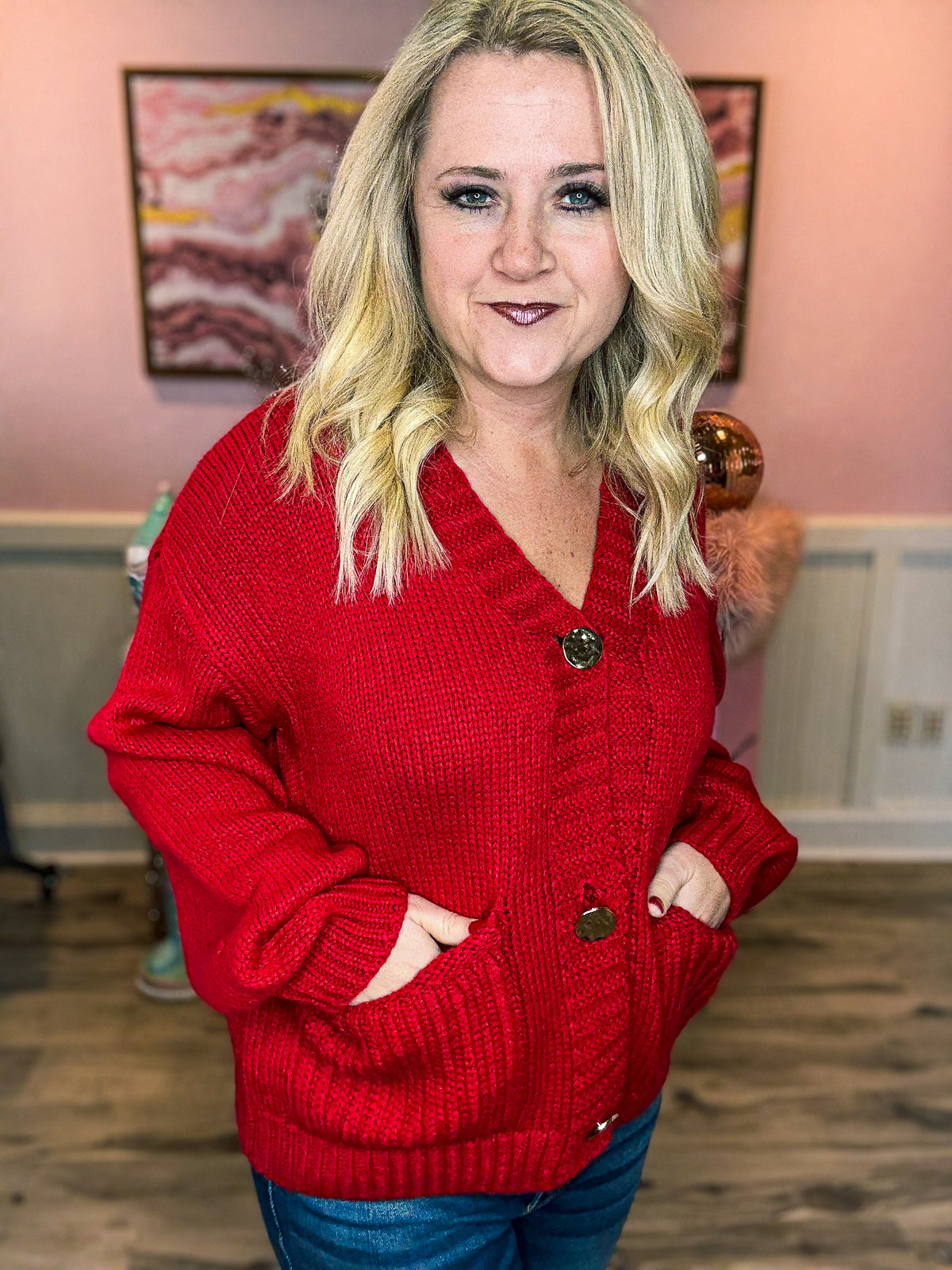 Chunky Knit Sweater-Main Strip
