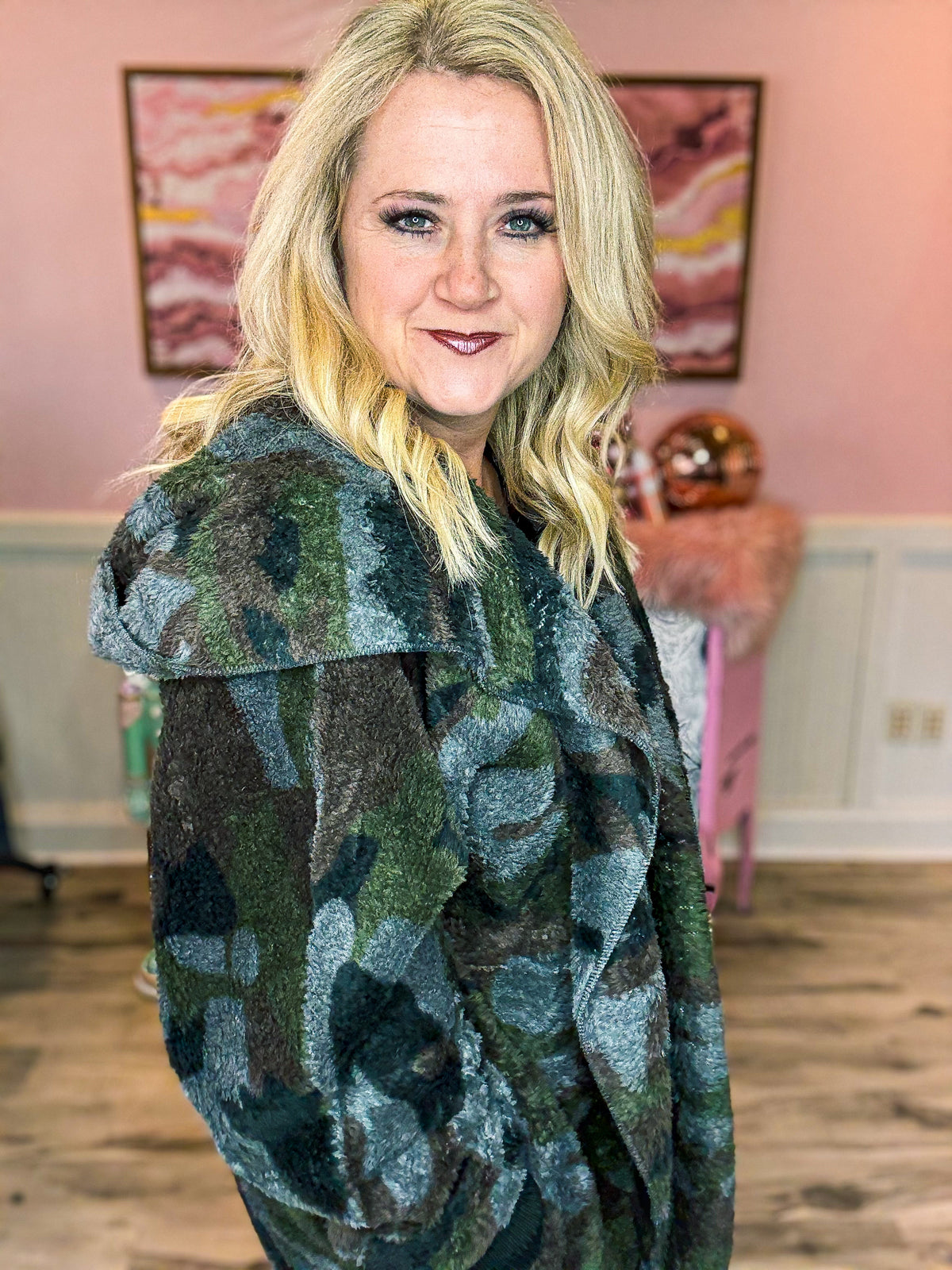 Camo Sherpa Jacket