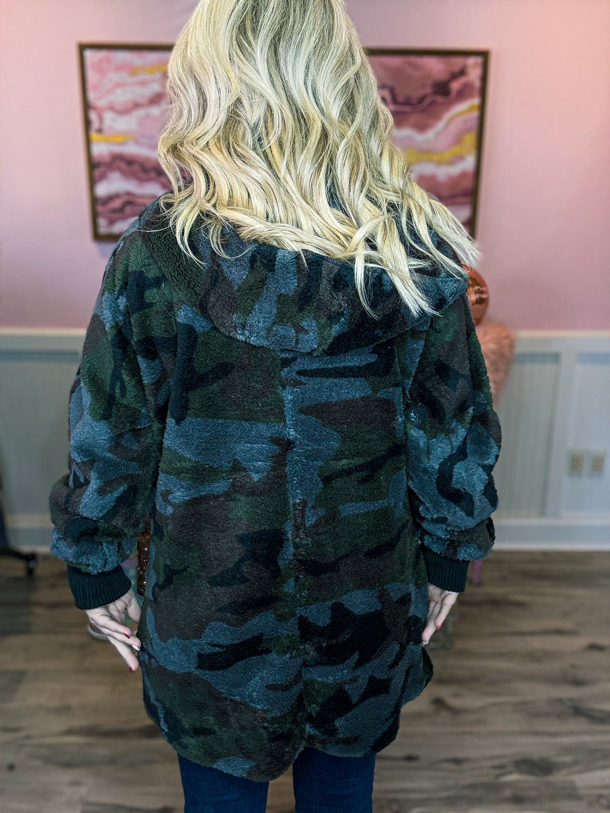 Camo Sherpa Jacket