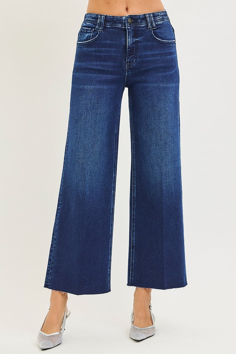 Risen High Rise Dark Wash Jeans