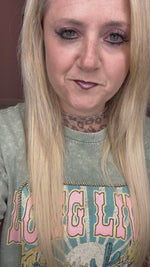 Long Live Cowgirls Tee-Green