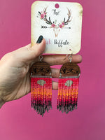 Cactus Tassel Earrings