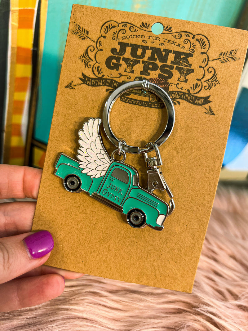 Winged Truck Keychain