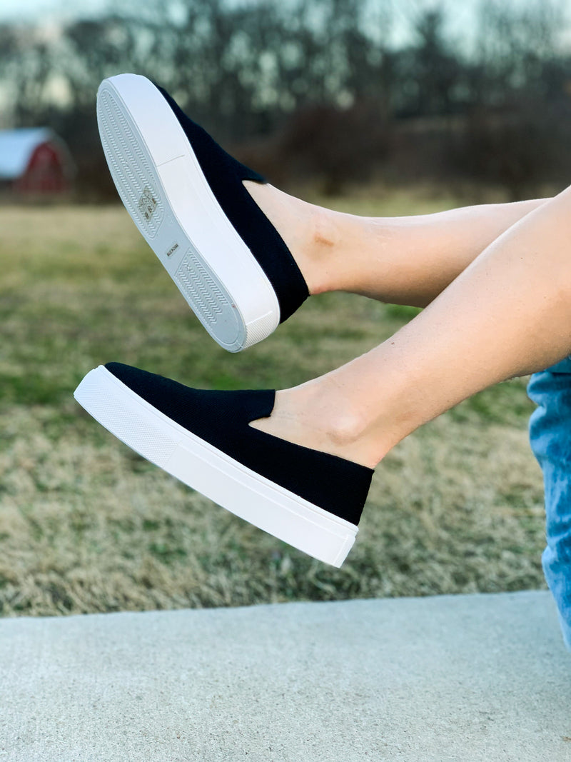 Black Canvas Sneaker