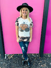 Bleached Pumpkin Tee