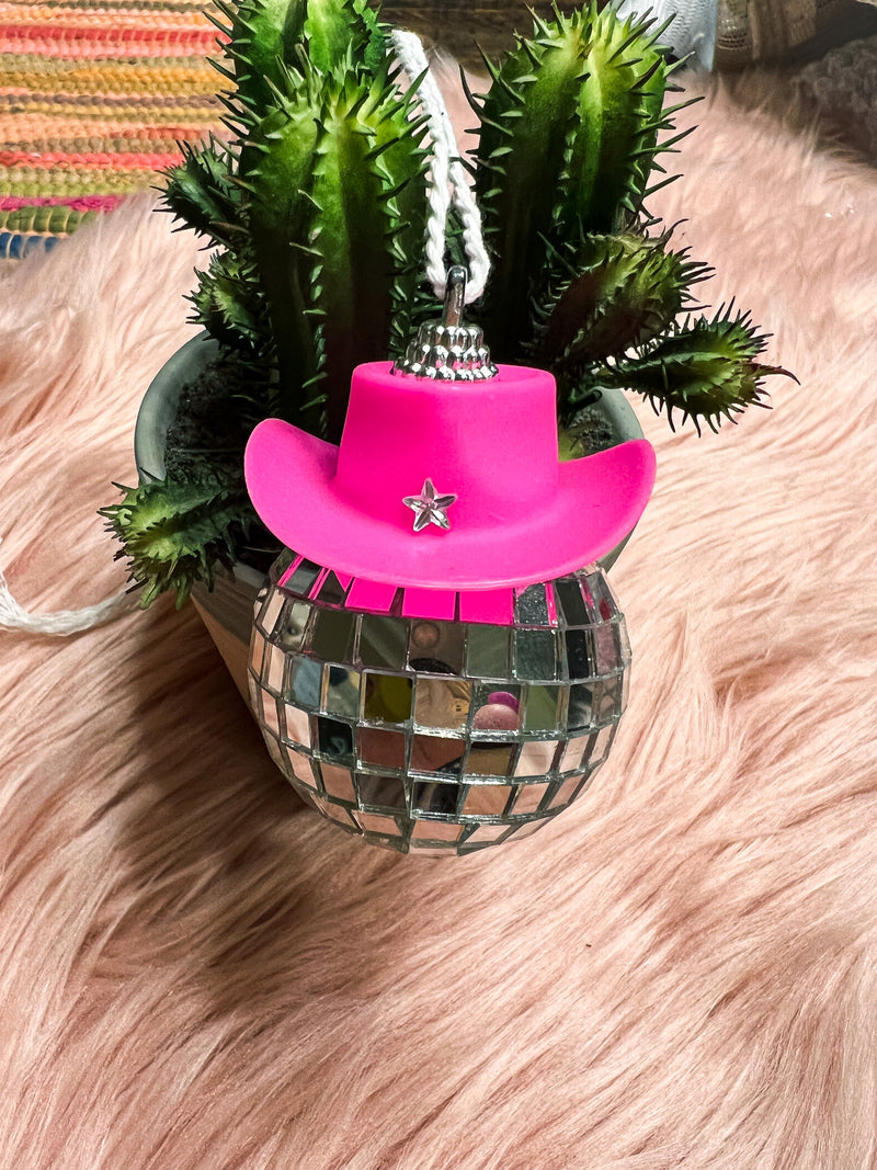 Disco Cowboy Car Charm