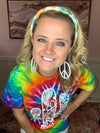 Tie Dye Braided Headband