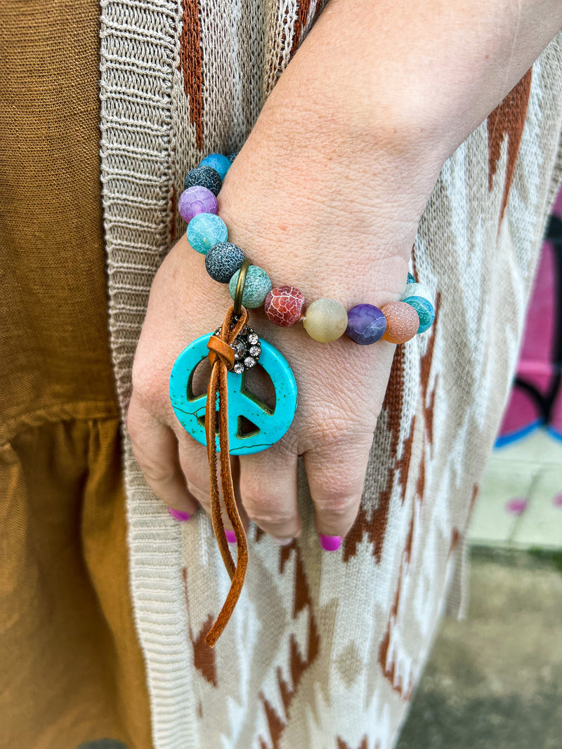 Peace Sign Bracelet