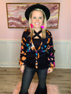 Tie Dye Cropped Cardigan