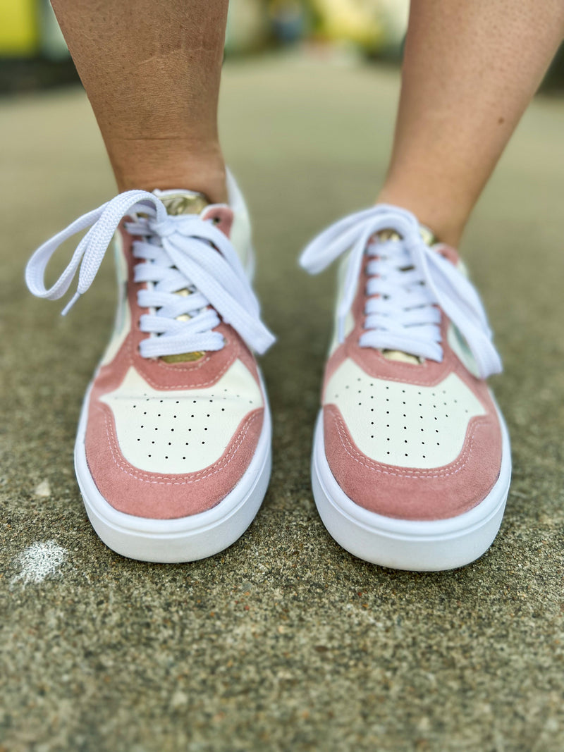 Pink Star Sneakers