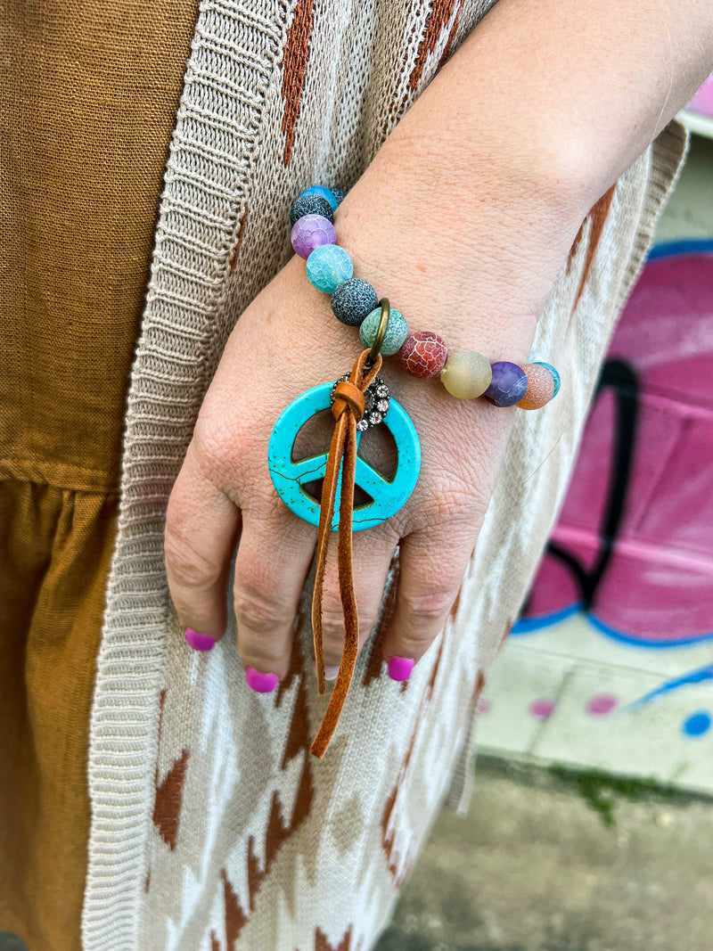 Peace Sign Bracelet