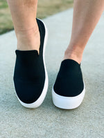 Black Canvas Sneaker