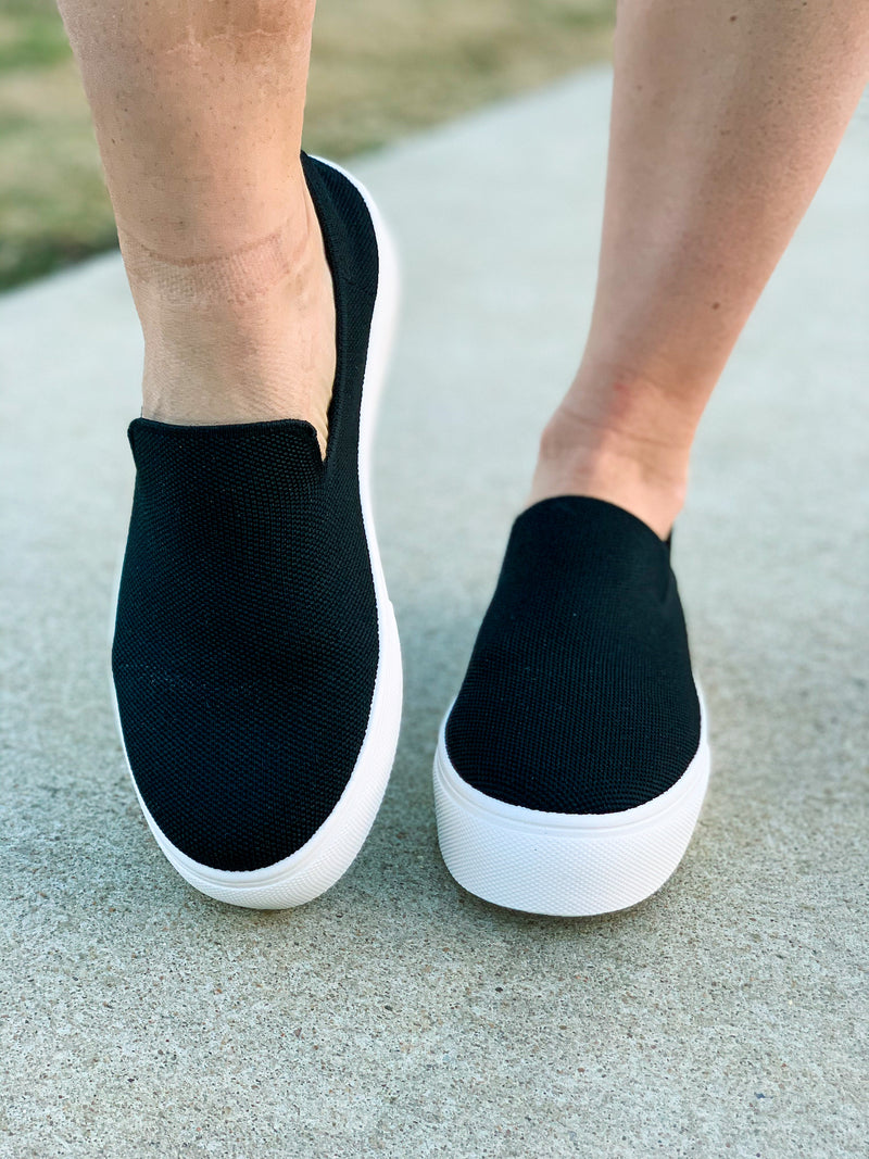 Black Canvas Sneaker