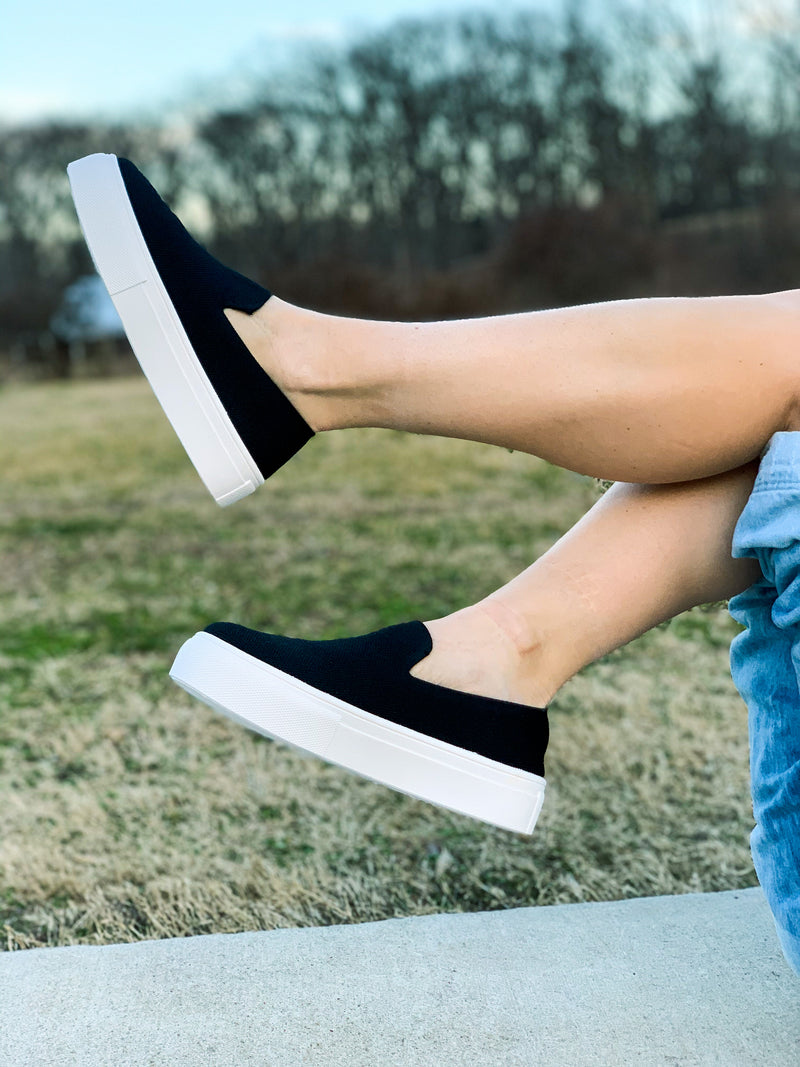 Black Canvas Sneaker