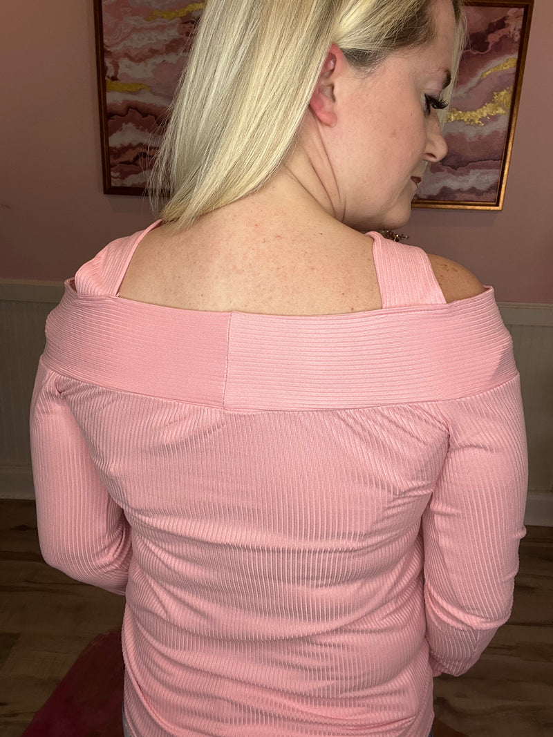 Pink Criss-Crop Top