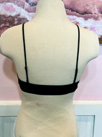 Black Lace Up Bralette