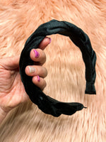 Braided Headband Black