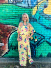 Yellow Floral Maxi Skirt