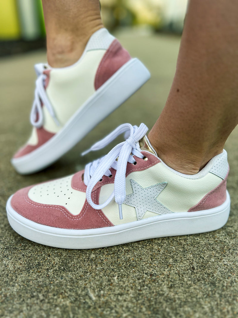 Pink Star Sneakers