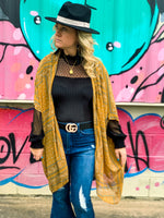 Paisley Print Kimono